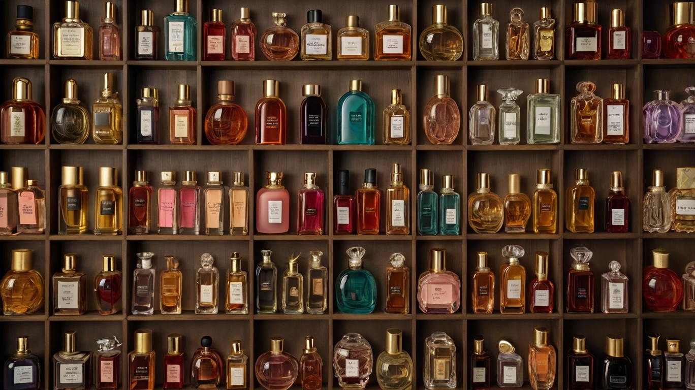 perfume shelf